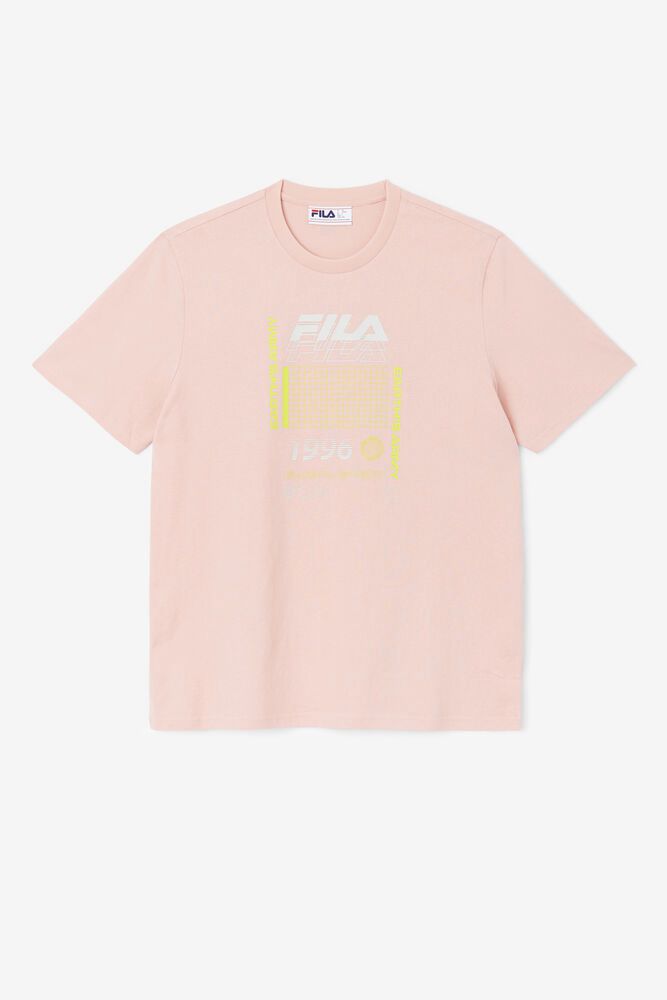 Fila T-Shirt Mens Coral - Kosala - Philippines 3508624-CW